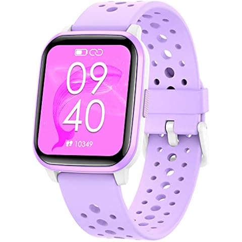 Kids Smart Fitness Watch für Jungen Mädchen, Health Sports Fitness Tracker mit Herzfrequenz-Schlafmonitor, 19 Sportmodi Activity Tracker mit Schrittzähler, tolles Kindergeschenk (PP Purple) Cover