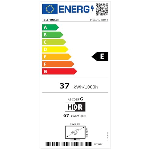 TELEFUNKEN T40X840 Home 40 Zoll LED TV (Flat, 40 Zoll / 101 cm, Full-HD, SMART TV) – Bild 6