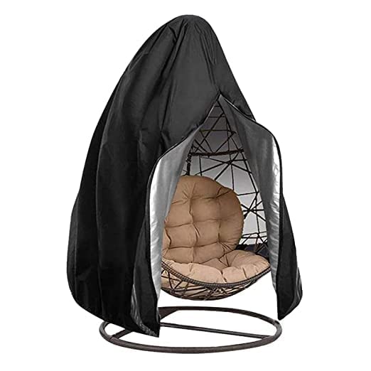 Flying Arrow Waterproof and Dust Protector Swing Chair Cover Polyester Patio Hanging Durable Lightweight with Zipper Fits. (Medium)-image-7