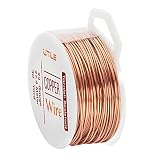 UTILE 22-Gauge Soft 99% Copper Wire, 90 ft /30-Yards, Jewelry, Beading and Craft Wire, Tarnish Resis