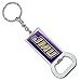 GRAPHICS & MORE James Madison University Dukes Logo Keychain Rectangle Chrome Plated Metal Bottle Cap Opener
