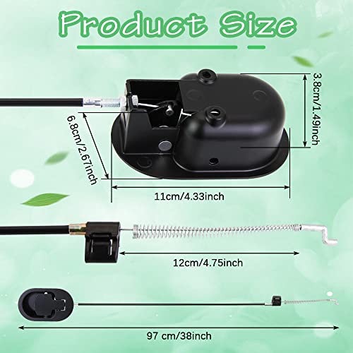 CAEEKER Recliner Chair Parts Universal Recliner Release Pull Handle Replacement Parts Couch Style Pull Chair Release Handle Spring Cable Release Lever with Cables Fit Ashley Major Recliner Brands Sofa