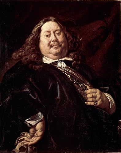 Toile Portrait de Michel De Ruyter par Jacob Jordaens 60x90cm