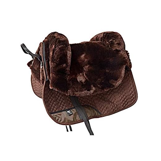 Engel Sheepskin Lined Bareback Pad - Western (Brown Brown)