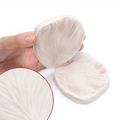 Ak Art Kitchenware Peony Decoration Tool Gum Paste Veiner Stainless Steel Fondant Cutter Set Silicone Veining Mold Sugarpaste Making Tool A327&Vm059 #TOP3