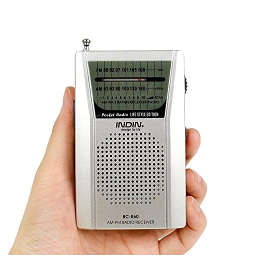 Compact Portable AM/FM Pocket Radio