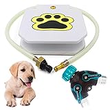 Outdoor Paw Activated Dog Fountain Automatic Waterer Yard Sprinkler Toy with Sturdy Copper Splitter