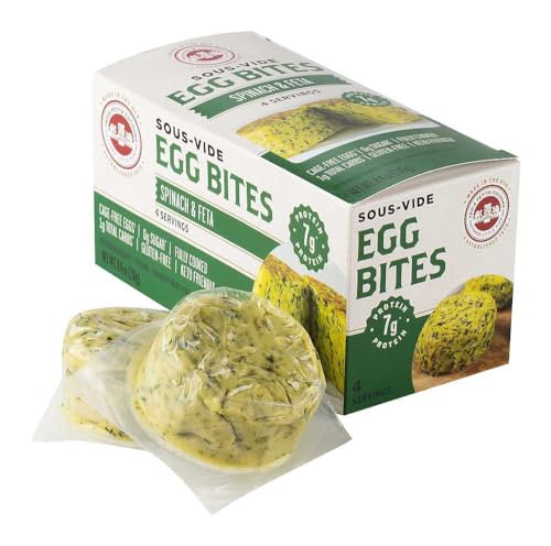 Generic Three Little Pigs Spinach & Feta Egg Bites, 8.4OZ, 6 Pack