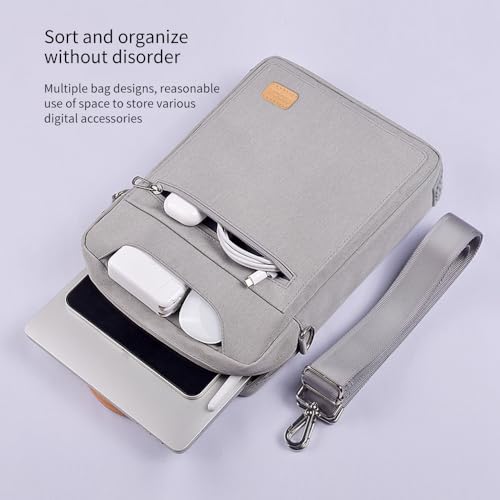 MOCA Unisex 12.9-13 Inch Laptop Tablet Sleeve Case,Briefcase Shoulder Bag For Macbook Air 13.6,Ipad Pro 13 (M4),Ipad Air 13 (M2),Macbook Air... - Image 3