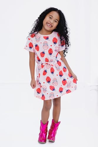 Vestido de felpa de Spider-Man para niña que evita rozaduras en la piel 2