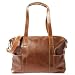 Produktbild LECONI Shopper Vintage-Look Damen Henkeltasche Schultertasche Echt-Leder Natur Damentasche Ledertasche Umhängetasche Handtasche Leder 37x28x15cm braun LE0061-buf