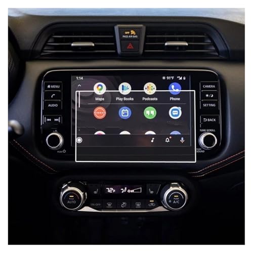 Film protecteur anti-rayures pour GPS Nissan Versa écran tactile 8''
