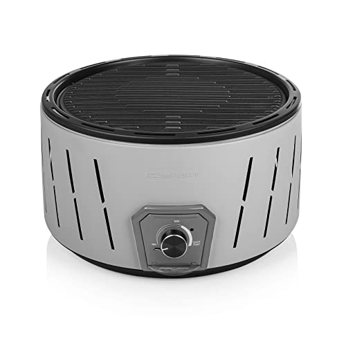CamPart Travel BQ-6840 Barbacoa albufeira, Gris y Negro, 19.5 x 34 x...
