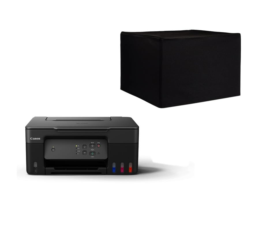 JeJos Printer Dust Cover Case Compatible with Canon G2730 Multi-function Color Inkjet Printer - Black (B0CCLHPBHP) Amazon Price History, Amazon Price Tracker