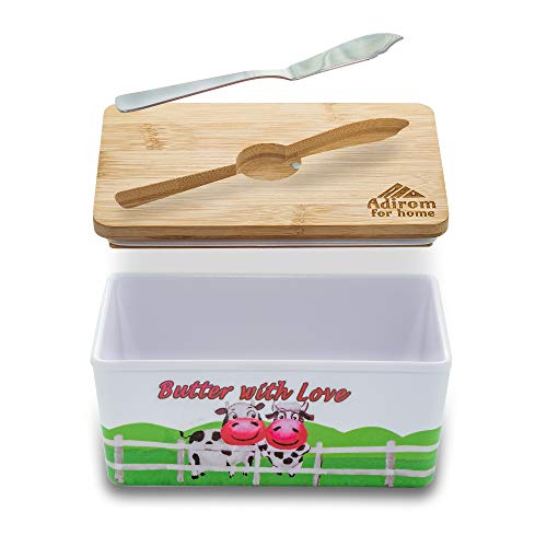 Butter Dish Butter Keeper with Cutter Slicer