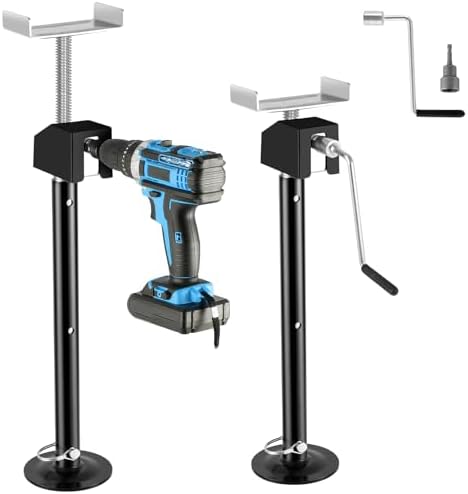 Slide Out Rv Deck BYERNAUTO RV Slide Out Support Jacks, 5000lbs Camper Stabilizer Jacks 2 ...