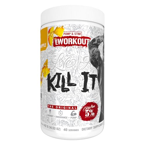 Image of 5% Nutrition Kill It Pre Workout Powder with Creatine (Mango Pineapple)