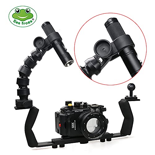 Sea frogs Diving YS Flex Joint Arm System Compatible with Waterproof Camera Housing Accessory for Underwater Photography (16\")