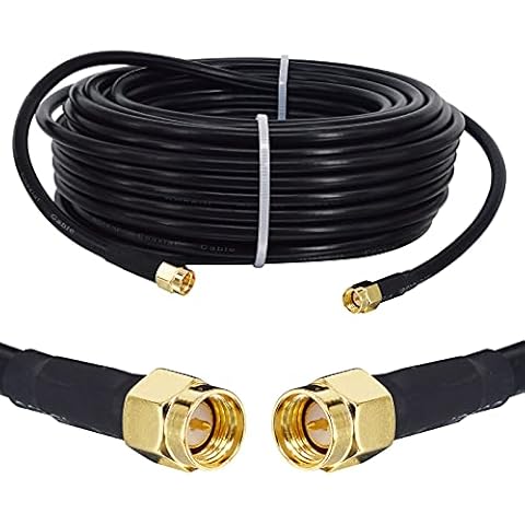 BOOBRIE Cable Coaxial RG58/U SMA Macho Macho 15M Cover