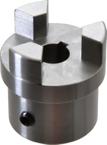 BOSTON GEAR FC20-5/8 5/8 INCH BORE, FC20, Finished W/Keyway & SS, JAW Type: Straight, Outside Diameter 2 INCH, Shaft Coupling, Steel, Torque Capacity: 470
