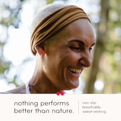 Image of KOOSHOO Head-Band for Men and Women - Durable, Plant-Based Hair Accessory - Versatile Sports Sweatband - Elastic Thick Sweat Band for Women & Men - Great for Running, Yoga, Exercise, etc