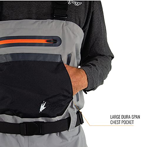 Frogg Toggs Sierran Reinforced Nylon Breathable Stockingfoot Wader, Slate / Gray, Size Xx #TOP3