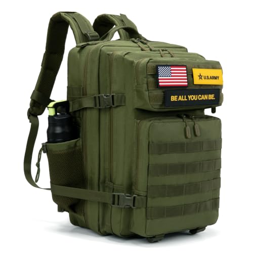 Montana West U.S.ARMY Official Military Tactical Backpack 45L Bug Out Bag Wolfpack Backpack with Molle System
