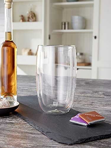 Amazon.com | ZWILLING Sorrento 8-pc Double-Wall Glass Latte Cup Set: Mixed  Drinkware Sets