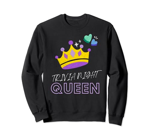 Regalos de Trivia Team Bar & Trivia Night Quiz Queen Sudadera