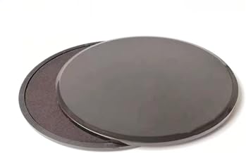 Core Sliders, 2 PCS Core Slider Discs, Double Sided Sliding Discs for Workout, Home, Yoga, Fitness, Pilates, Body Exercises for Carpets and Hard Floors (Black)