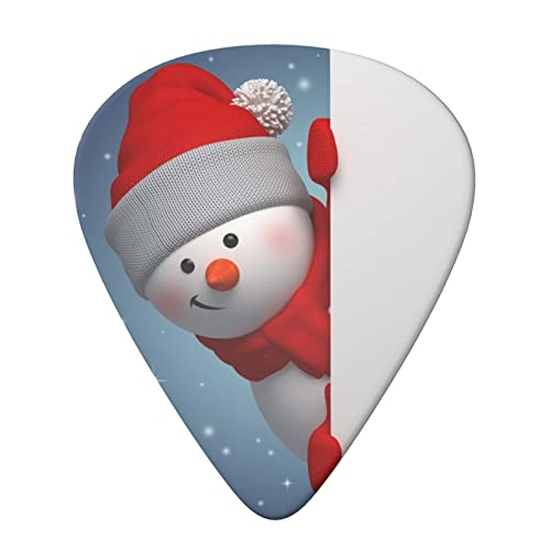 Lot de 6 médiators amusants de Noël pour guitare acoustique, guitare électrique, basse, ukulélé – fins, moyens et épais. - Les Beatles, Paul McCartney, John Lennon, RIngo Starr, George Harrison Lot de 6 médiators amusants de Noël pour guitare acoustique, guitare électrique, basse, ukulélé – fins, moyens et épais. – Image 4