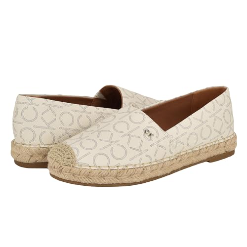 Calvin Klein Women's Popular Ballet Flat Off White 150, 39 EU