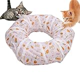 Cadre sûr : la construction vivante avec un revêtement en tissu résistant aux rayures et un cadre sécurisé ajoute de la durabilité et de la stabilité à ces tunnels pour chat. Ils permettent également de jouer plus sauvage avec une structure préservée et sont adaptés pour le plaisir en intérieur ou en extérieur toute l'année.