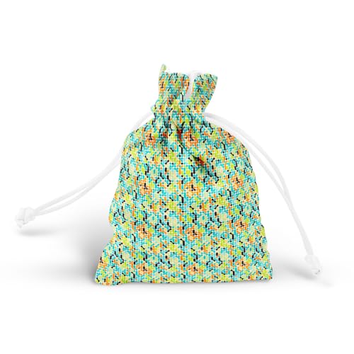 Image of ArtzFolio Retro Style D5 | Pouch Wrist Potli Bag | Bag for Weddings & Casual Parties