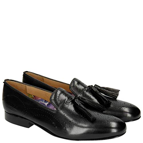 Melvin & Hamilton Mila 10_Salerno Black / Black Perfo M&H LS-Nat.