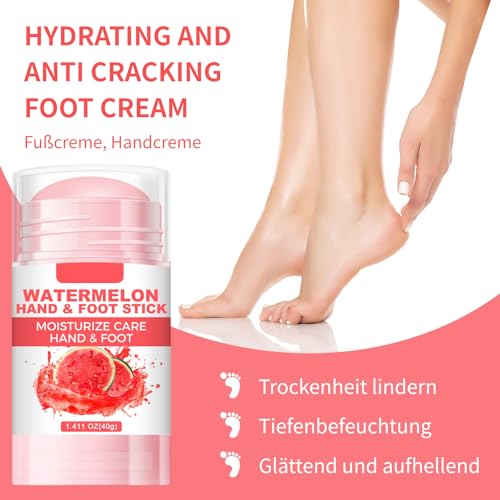 Hydrating and Anti Cracking Foot Cream,Feuchtigkeitsspendende und Anti-Riss-Fußcreme,Urea Fußcreme für sehr trockene,rissige Haut,Fußpflegecreme für Füße,Hände & Ellbogen,Fusscreme Sehr Trockene Füsse – Bild 3