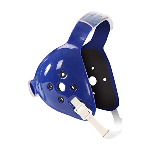 Orejeras de lucha Matman Halo con absorción de impactos y correas transpirables azul