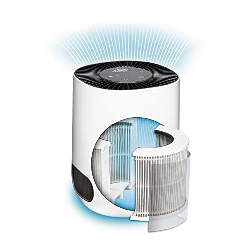 Clorox Smart Air Purifiers, True Hepa Filter, Works With Alexa, Small Rooms Up To 200 Sq Ft, Removes 99.9% Of Viruses, Wildfire Smoke, Mold, Allergies, Dust, Auto Mode, Whisper Quiet #TOP4