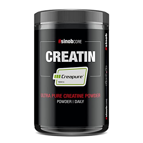 Creatin Creapure® Hochwertiges Kreatin Monohydrat Pulver 1 x 500 g - Patentierte Formel für Optimale Löslichkeit und Leistungsoptimierung - 100% Made in Germany, Vegan und Geschmacksneutral