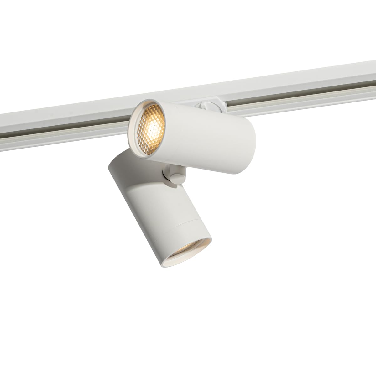 Qazqa Spot sur rail moderne monophasé blanc 2 - Jeana