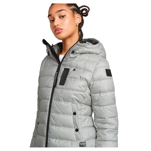 Miniatura 6 de G-Star Para Mujer Chaqueta Ceñida Con Capucha Whistler Hedley, Azul Oyster Blue D26405-B958-C628 , M