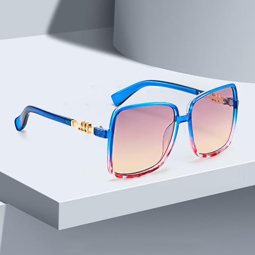 Lunettes de soleil dégradées bleues idéales pour vos terrasses