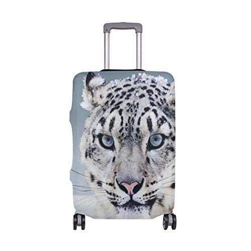Ajinga Snow Leopard Travel Luggage Protector Suitcase Cover S 18-20 In #TOP6