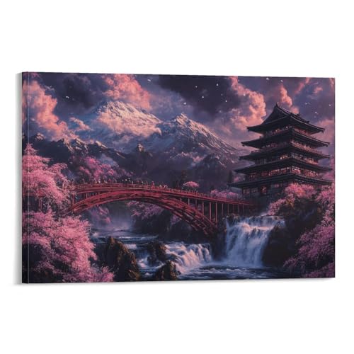 Tableaux Pour La Mur Paysages du Japon Grand Format Toile Imprimée Haute Définition