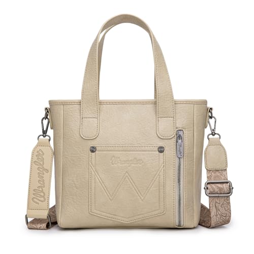 Image of Montana West Wrangler Cowhide Tote Bag for Women Western Tooling Handbag Leather Fringing with Turquoise Stone Concho