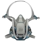3M Rugged Comfort Quick Latch Half Facepiece Reusable Respirator 6502QL, Gases, Vapors, Dust, Medium