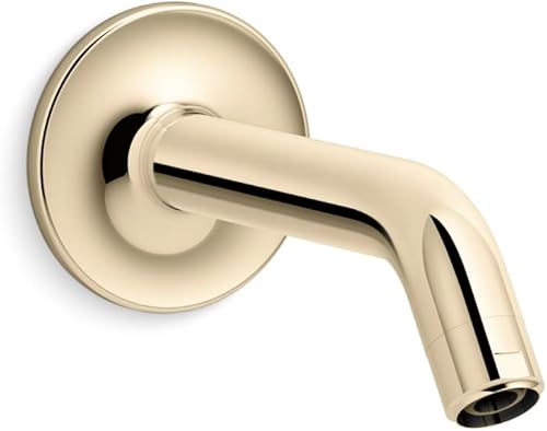 Miniatura 3 de KOHLER 933-CP Purist - Brazo de ducha y brida, accesorios de cabezal de ducha, conexión 12 - 14 NPT, se adapta a cualquier cabezal de ducha KOHLER