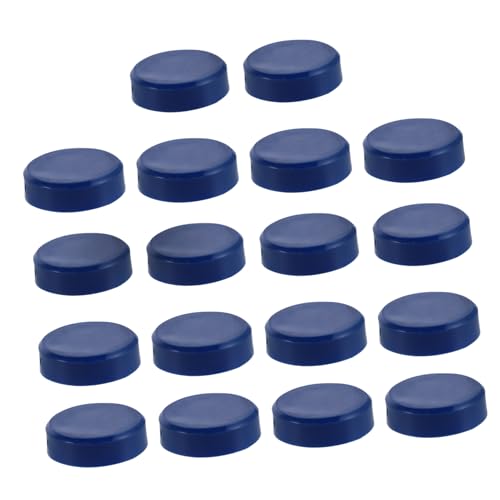 BIUDECO 40 Piezas Imanes Redondos para Pizarra Blanca y Frigorífico Magnéticos Resistentes para Oficina Cocina y Aula Color Azul Oscuro