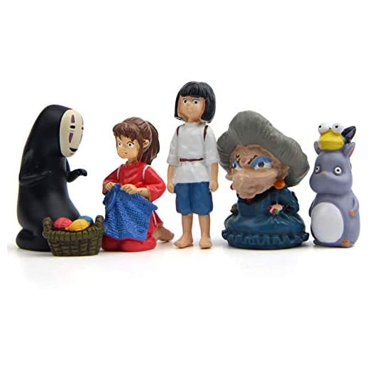 JIEMIANY El Viaje de Chihiro Figura de acción de Juguete Animecharacter Figura Estatua Modelo Juguete Coleccionable decoración del hogar para niños Adultos