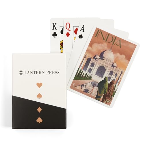 Baraja de cartas Póker estilo Taj Mahal India